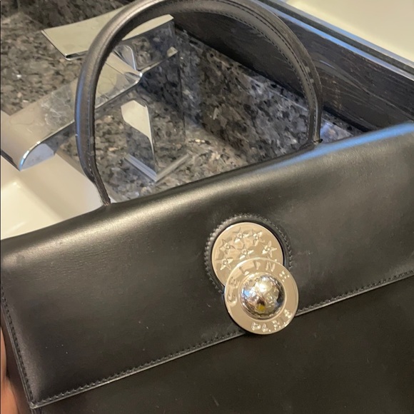Vintage Celine star ball Kelly bag black silver - Picture 4 of 11